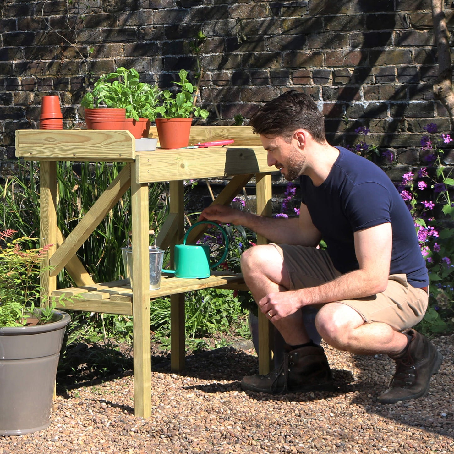 Potting Table & Work Bench with Storage