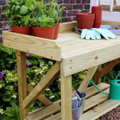 Potting Table & Work Bench with Storage