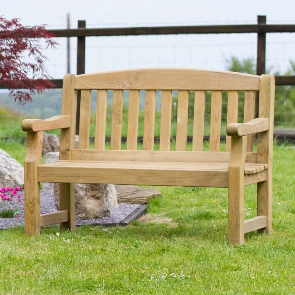 Elda Heavy Duty 2 Seater 4ft Garden Bench