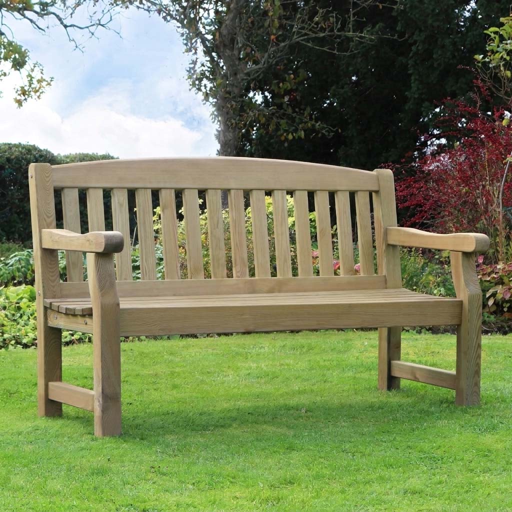 Elda Heavy Duty 3 Seater 5ft Garden Bench