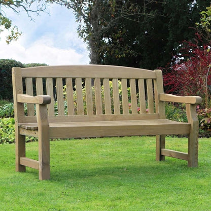 Elda Heavy Duty 3 Seater 5ft Garden Bench