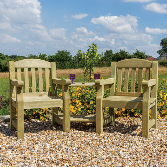 Elda Heavy Duty Double Garden Companion Seat