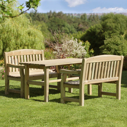 Elda Heavy Duty 4 Seat Wooden Dining Set