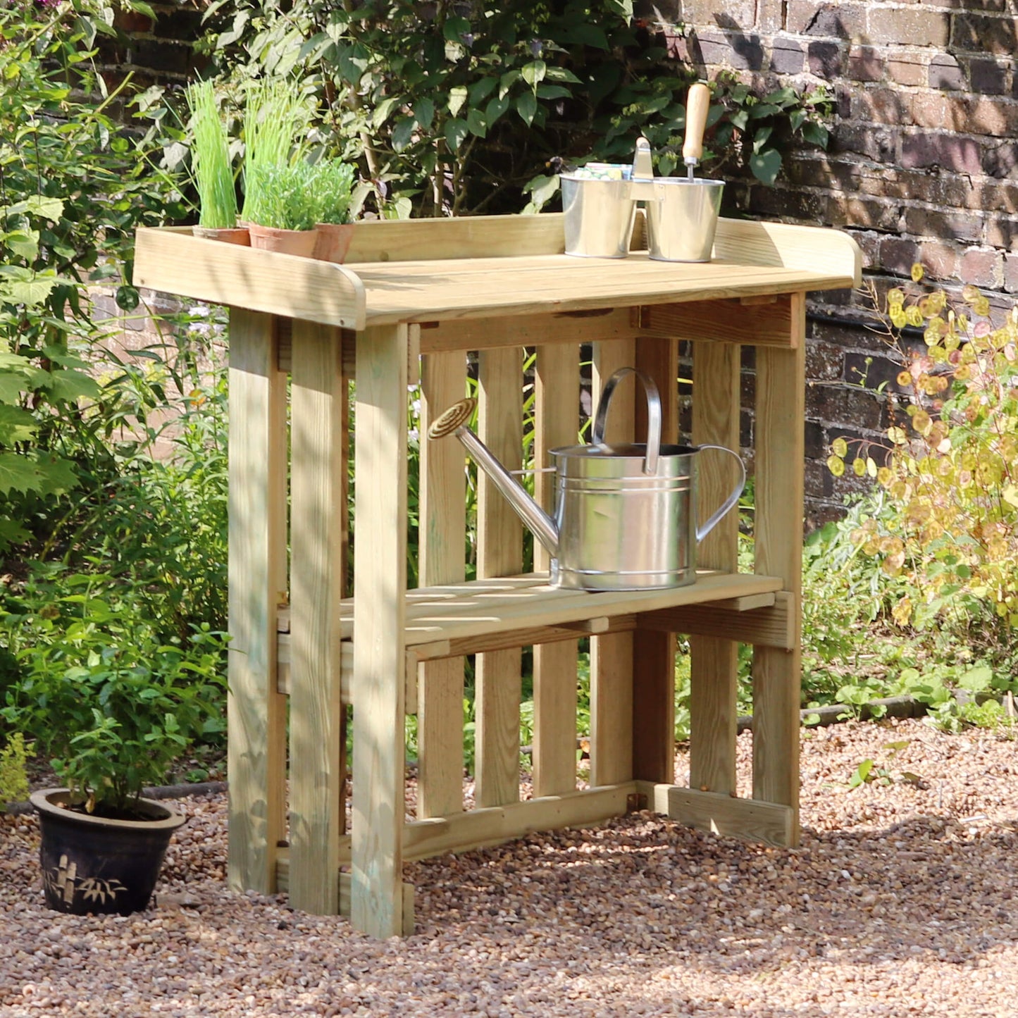 Folding Garden Bar Table / Potting Table