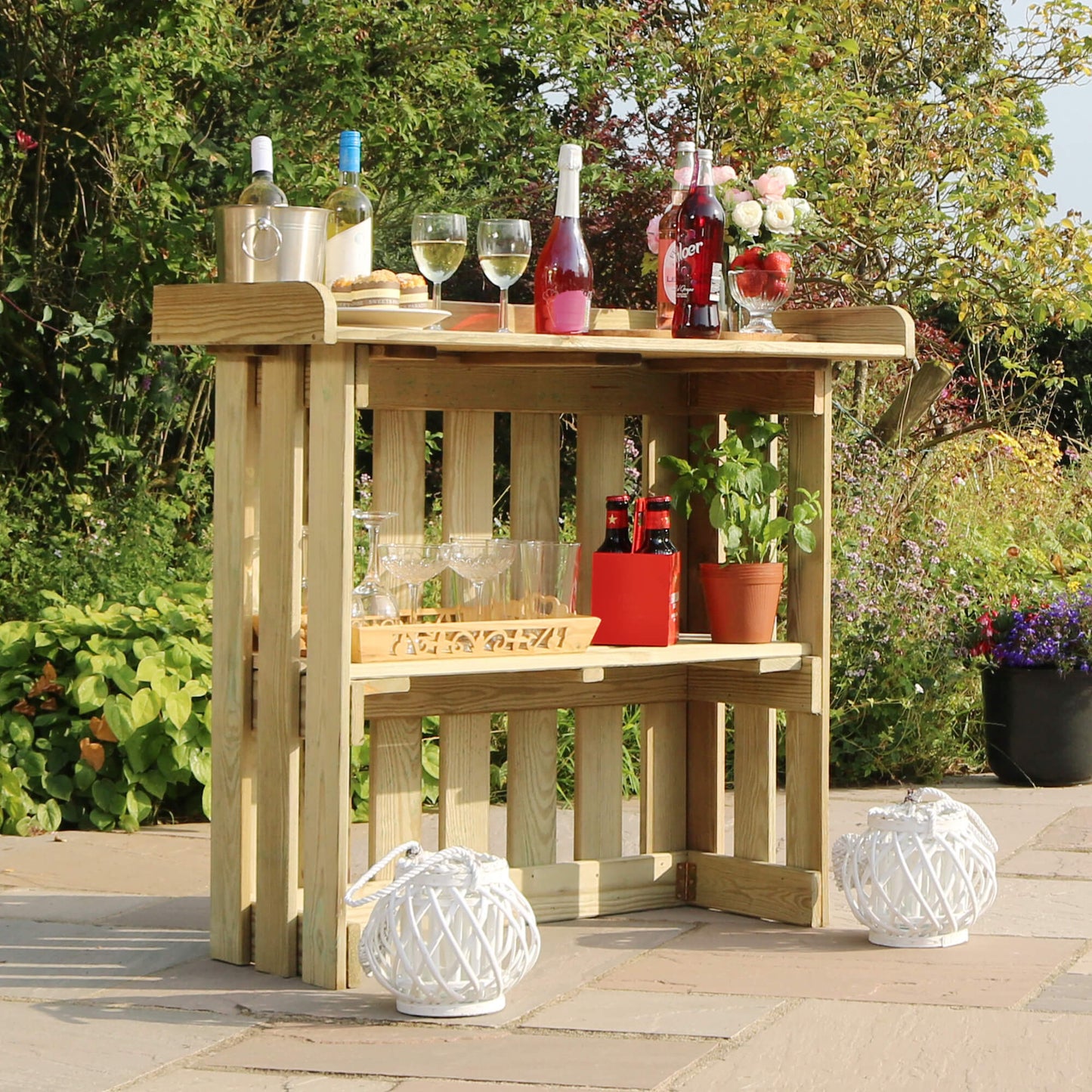 Folding Garden Bar Table / Potting Table