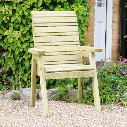 Malaga 6 Seat Garden Wooden Dining Set