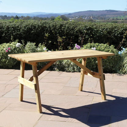 Malaga 4 Seat Garden Wooden Dining Set