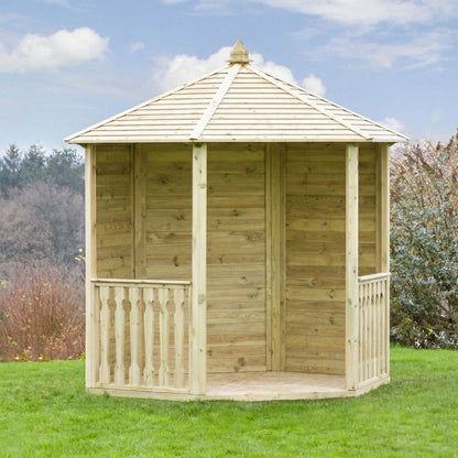 Hexagonal Garden Wooden Gazebo Shelter