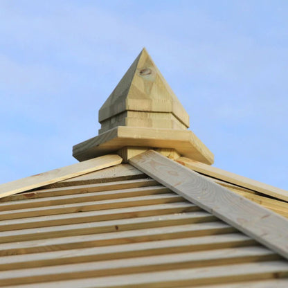 Hexagonal Garden Wooden Gazebo Shelter