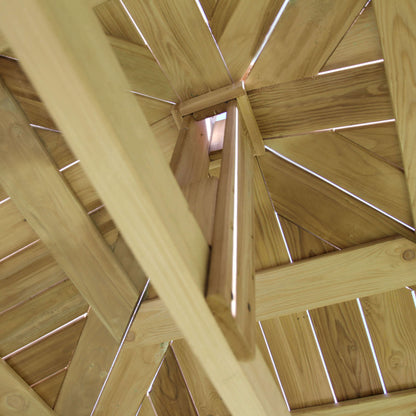 Albacete Garden Wooden BBQ Shelter Gazebo