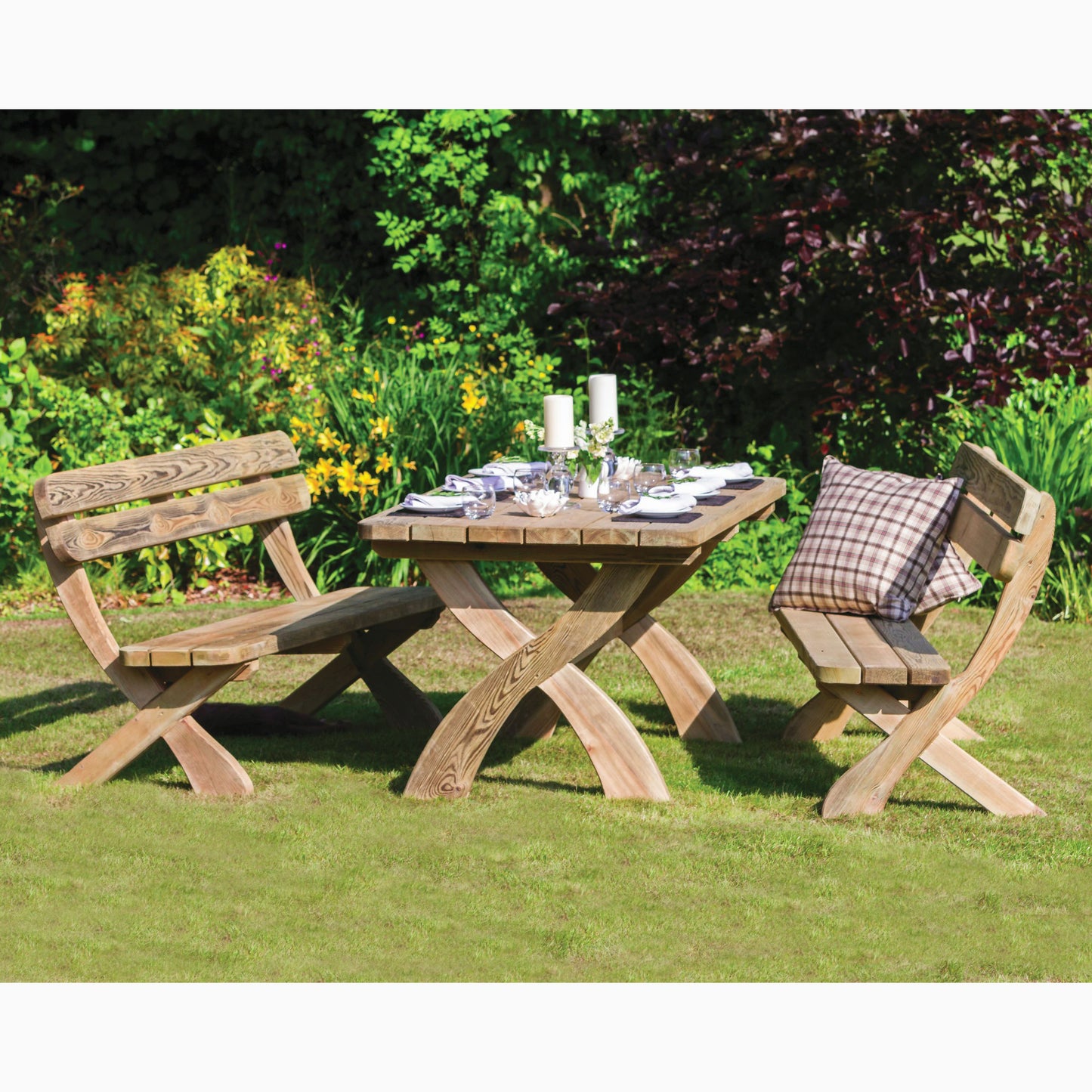 Laguna 6 Seat Garden Wooden Dining Set