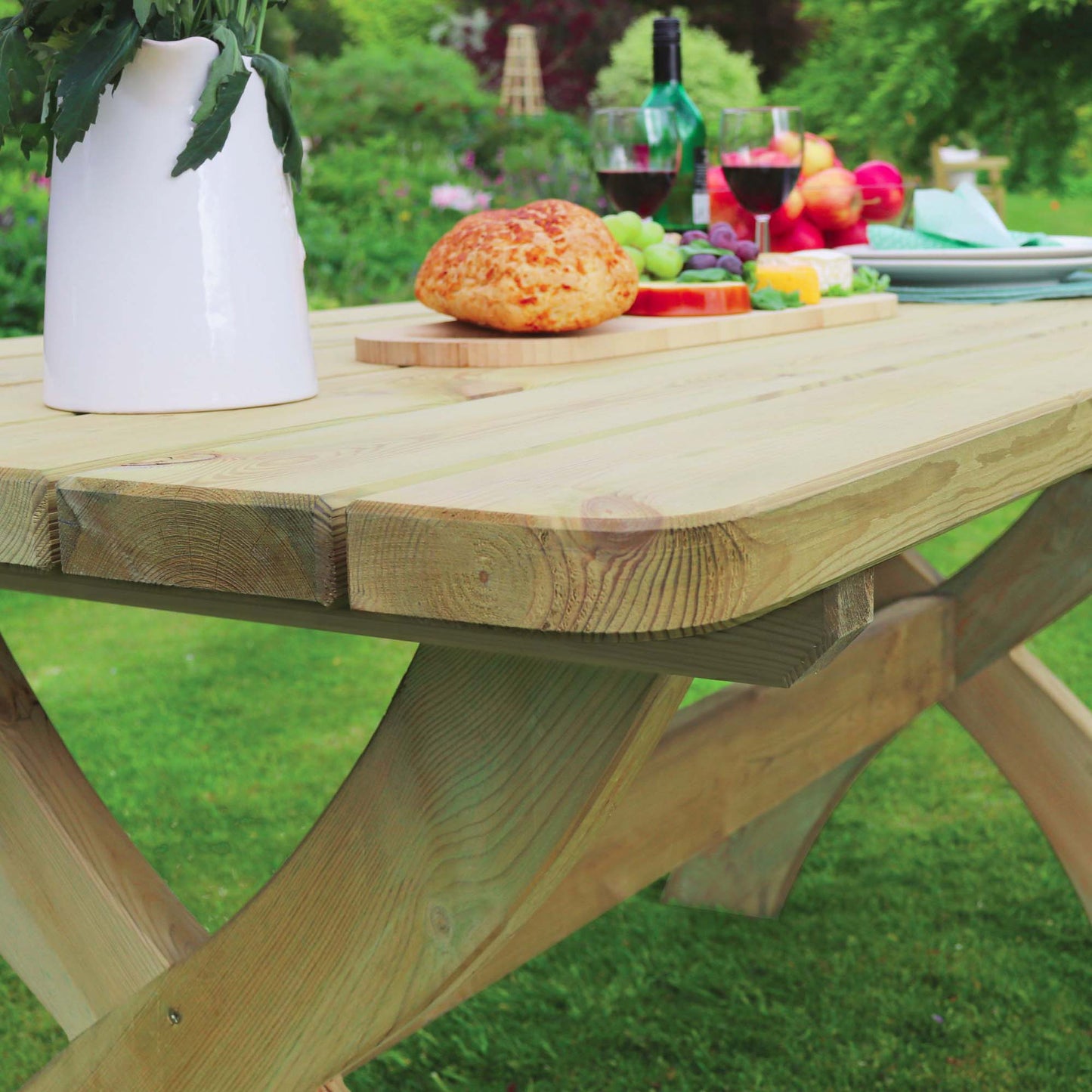 Laguna 6 Seat Garden Wooden Dining Set