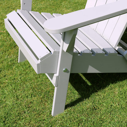 Murcia Adirondack Style Garden Folding in Light Grey