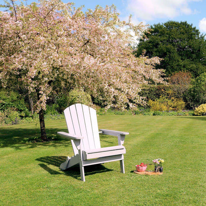 Murcia Adirondack Style Garden Folding in Light Grey