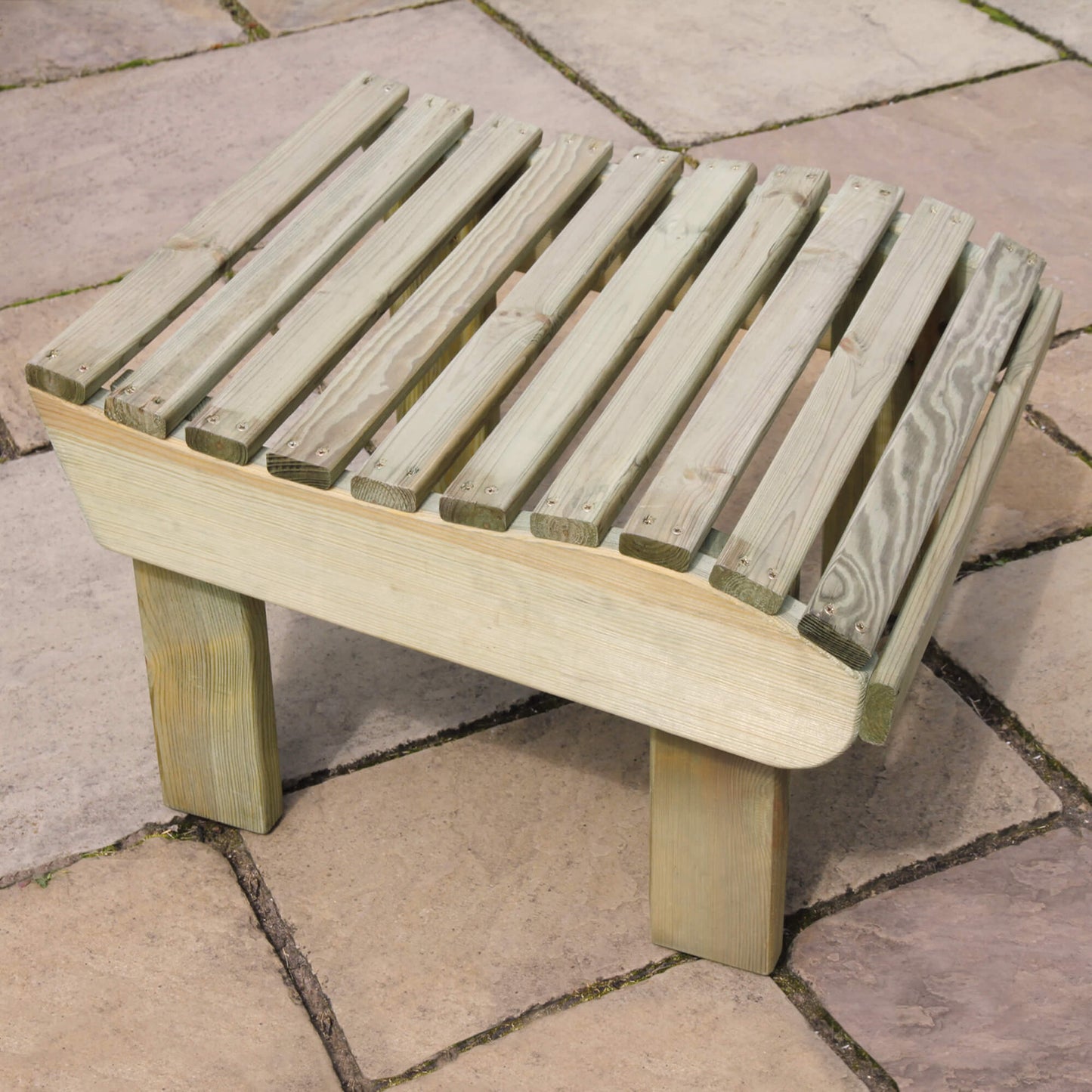 Murcia Adirondack Style Wooden Footstool