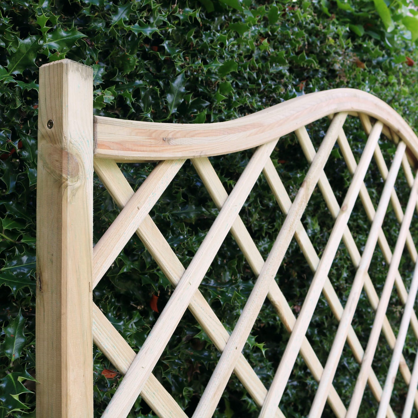 Large Flower Wooden Planter with Climbing Trellis (1.8m)