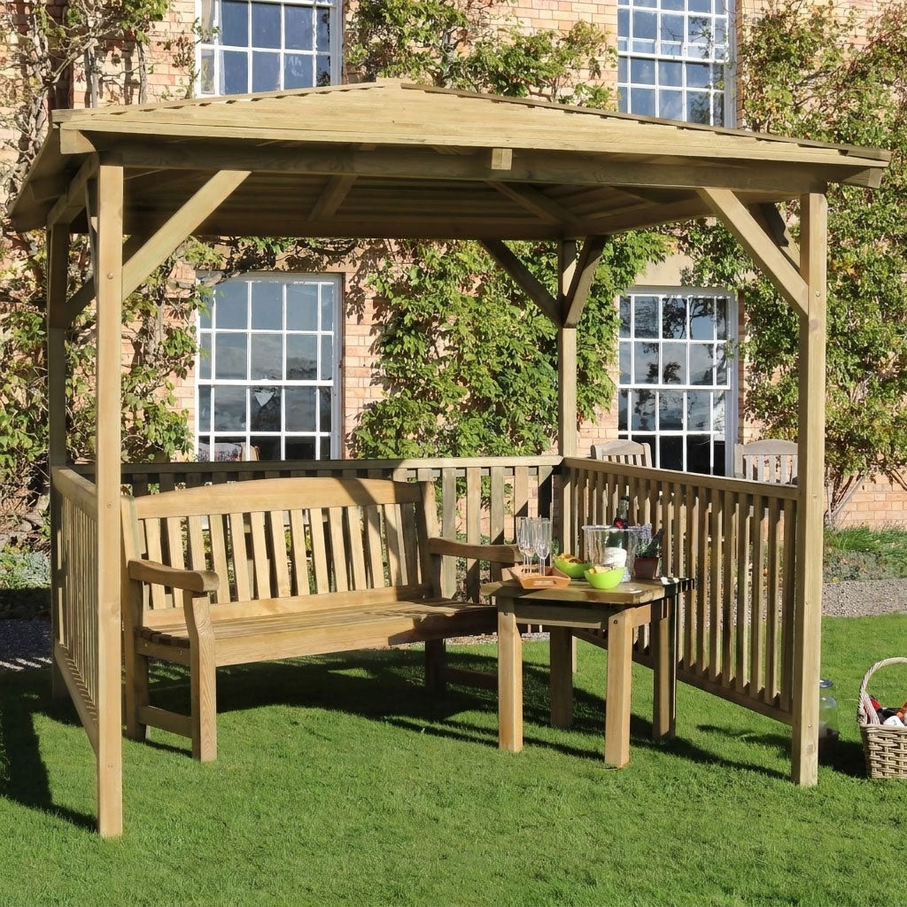 Benidorm 2.8mx2.8m Wooden Garden Pavilion