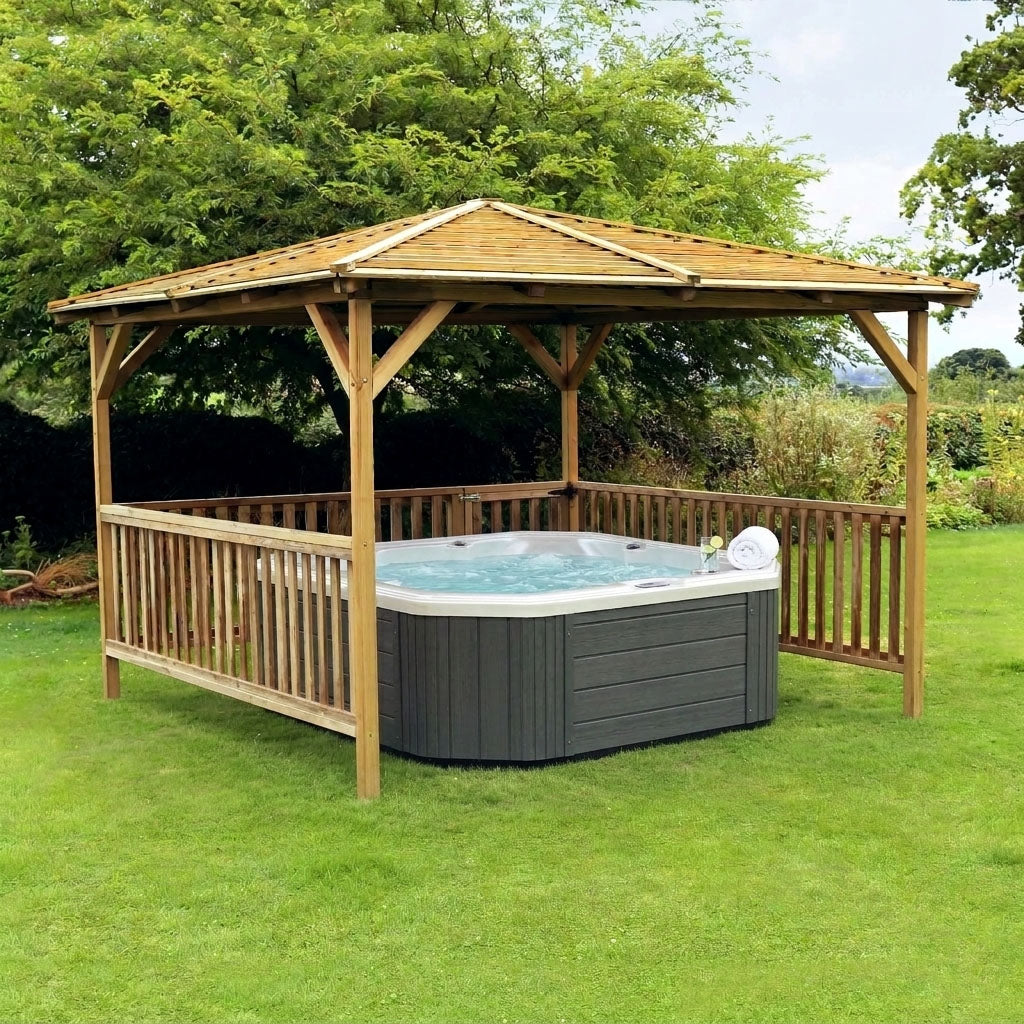 Benidorm 2.8mx2.8m Wooden Garden Pavilion