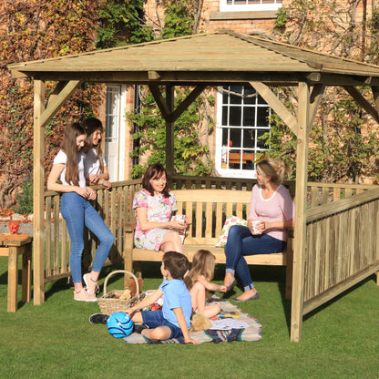 Benidorm 2.8mx2.8m Wooden Garden Pavilion