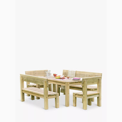 Leida 8 Seat Garden Wooden Dining Set