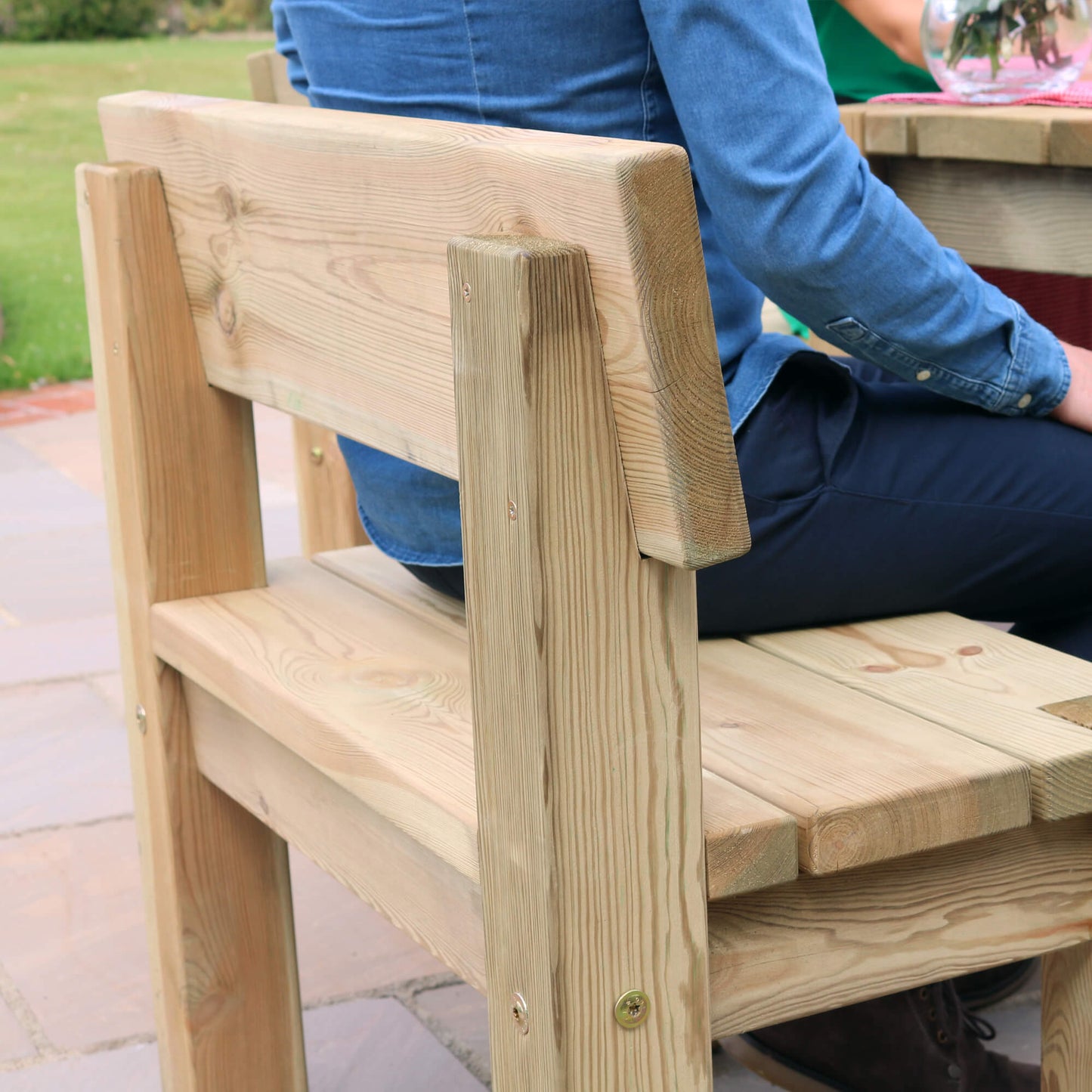 Leida 8 Seat Garden Wooden Dining Set