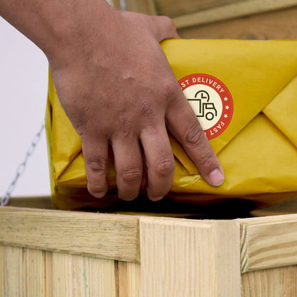 Tall Parcel Safe Wooden Store Box for Safe Deliveries