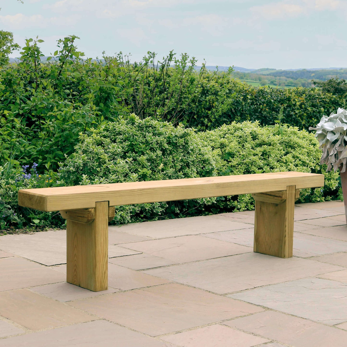 Elche Chunky 4 Seat Garden Bench