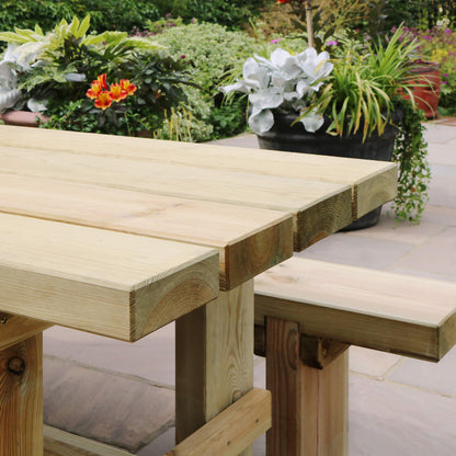 Elche Chunky 8 Seat Garden Dining Set