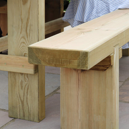 Elche Chunky 8 Seat Garden Dining Set