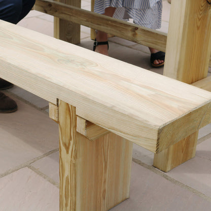 Elche Chunky 8 Seat Garden Dining Set