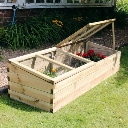 Large Wooden Sleeper Cold Frame