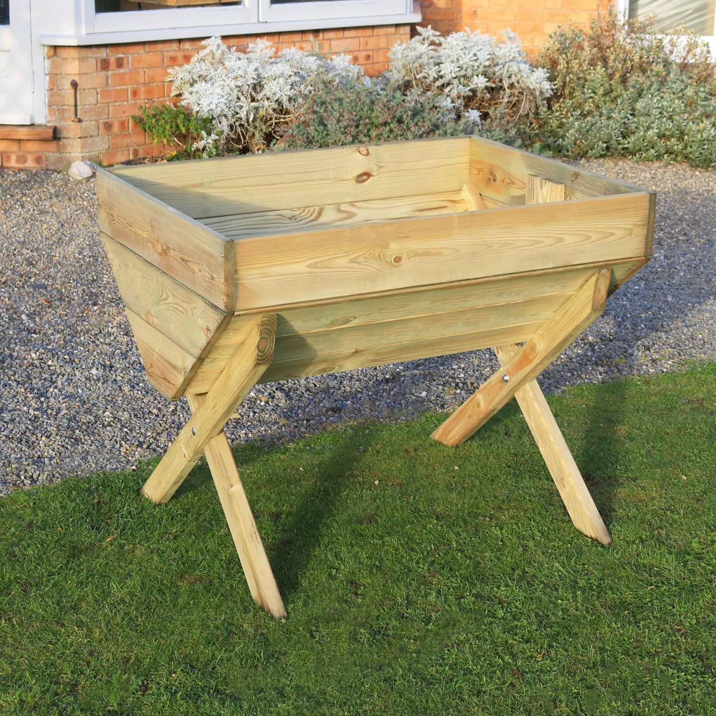 Wooden Vegetable Planter Trough 100cm