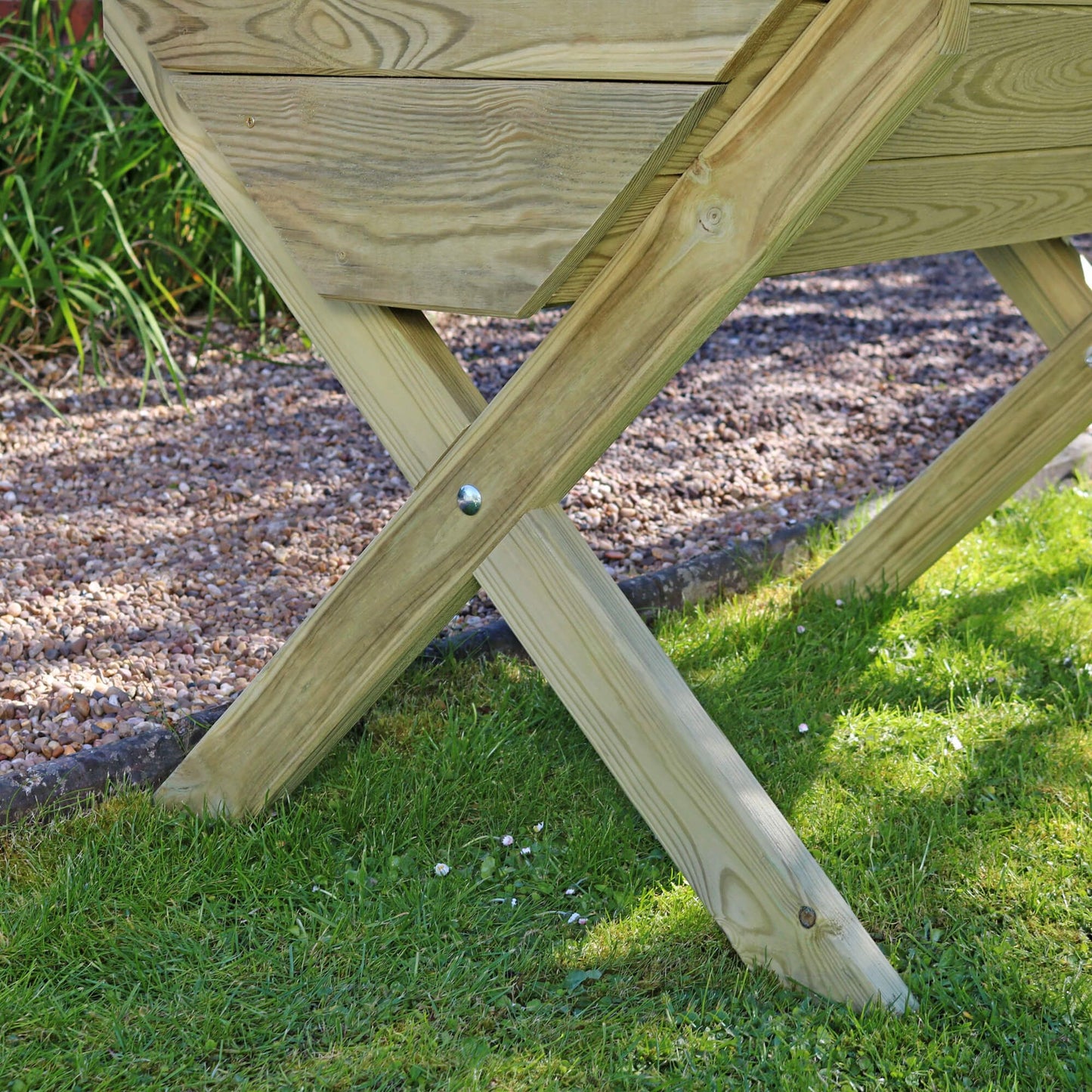 Wooden Vegetable Planter Trough 100cm
