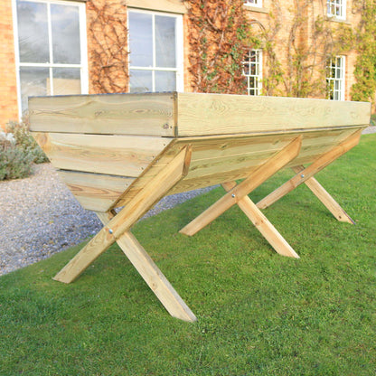 Wooden Vegetable Planter Trough 200cm