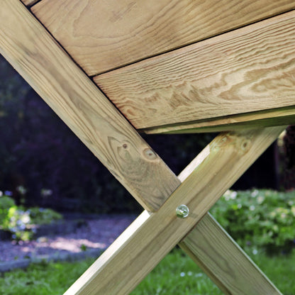 Wooden Vegetable Planter Trough 200cm