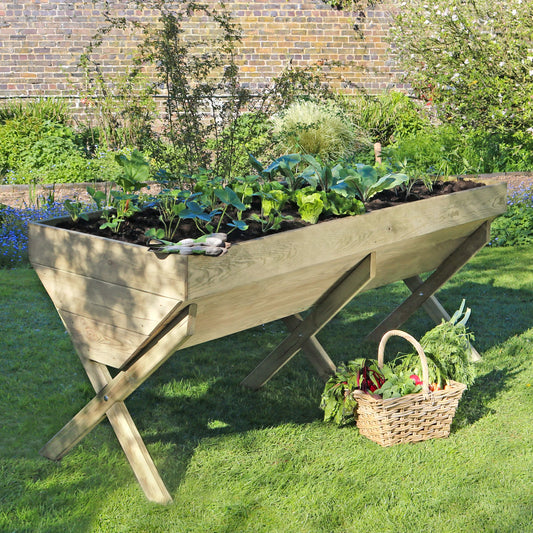 Wooden Vegetable Planter Trough 200cm